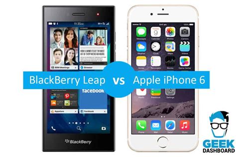 Apple iPhone 6 vs BlackBerry Leap Karşılaştırma